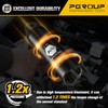 PGROUP 3/8” Drive Deep Impact Socket, SAE(11/16 Inch socket), 6-Point,