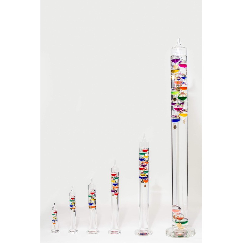Glassic Gifts® Galileo Thermometer (13" Tall)