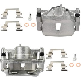 BRAKEUS Brake Caliper Compatible with 1997-2000 for Acura EL,1996-2011 for Honda Civic,2010-2014 for Honda Insight