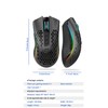 Redragon Mouse inalambrico Gamer Ligero RGB Storm Pro conexión 2.4
