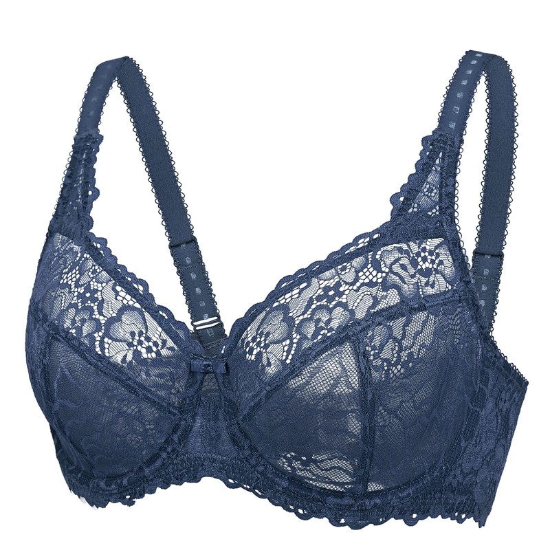 Delimira Women's Plus Size Bra Full Coverage Minimiser Non Padded