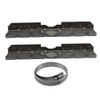 NavePoint Pole Mount Kit, for 14x10x06 Enclosure, Fits 9-11 Inch