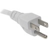 Omnihil White 8 Feet AC Power Cord Compatible with KRK