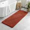 MIULEE Fall Rust Extra Thick Non Slip Bathroom Rug Shaggy