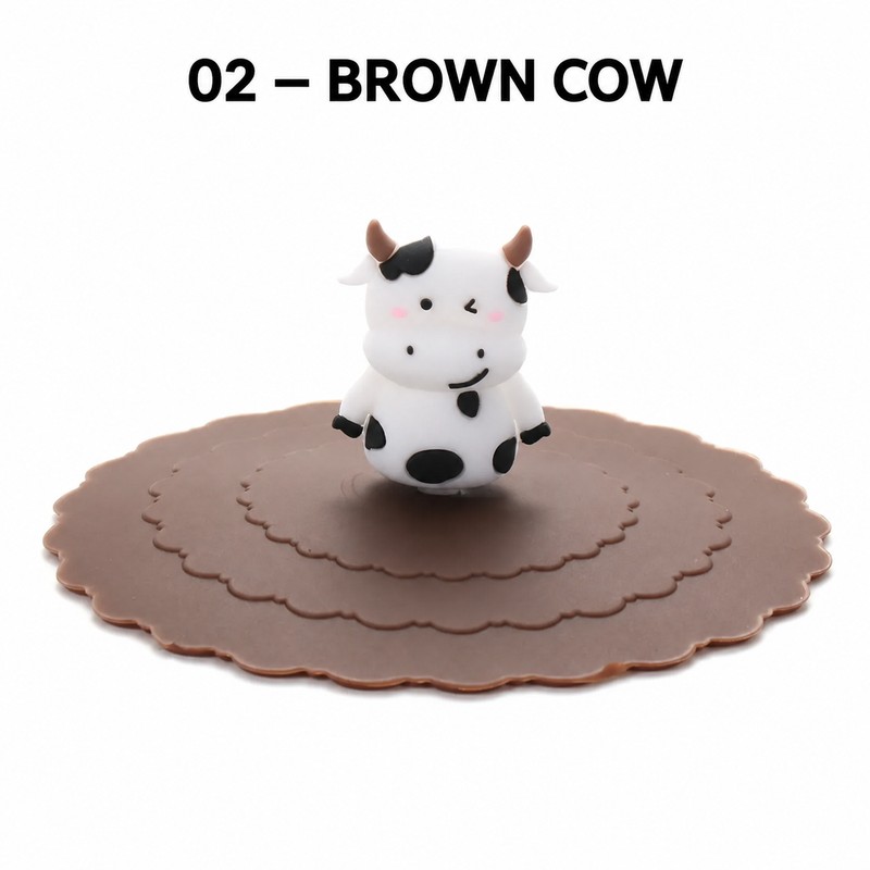 10cm Silicone Cup Cover for Drinks – Heat-Resistant Dustproof Suction