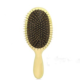 Hair brush lightweight durability combs after shower Through Tangles Elegant no pain all Hair Types (Wet Dry long thick fine wavy sensitive scalp) Women & Men Kids-Wire Gift for friend (GOLDEN)