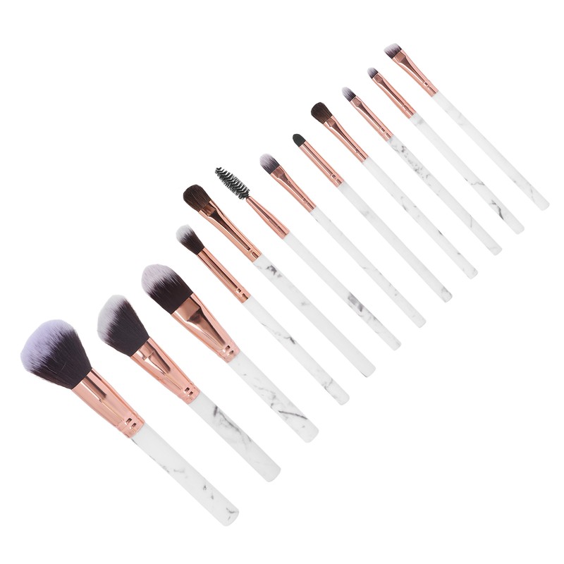 12pcs Portable Makeup Brush Set Eye Shadow Concealer Blusher Brush