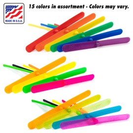 The Original Aero Props - Flying Helicopter Prop Hand Spinner - Plastic Spin Copter Dragonfly Whirlybird STEM Toy - Made in The USA - Fun for All Ages - Multi Color - 10 Pack