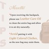 Miracttld Leather Backpack for Men 15.6" Laptop Backpack 100% Madagascar
