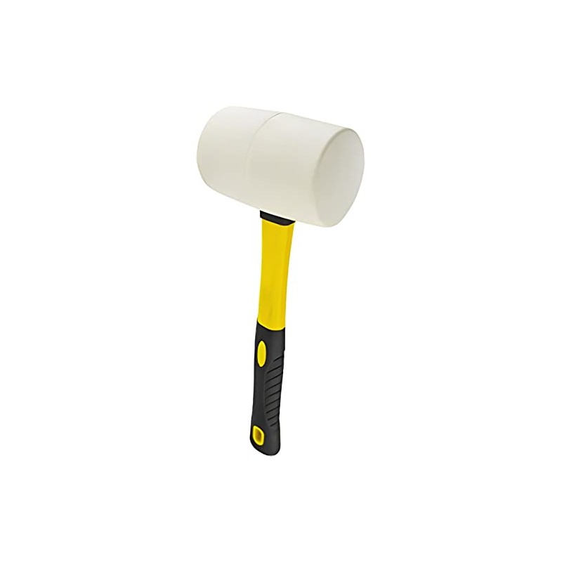 Unibos | White Rubber Mallet (32oz) | Professional | Fibreglass