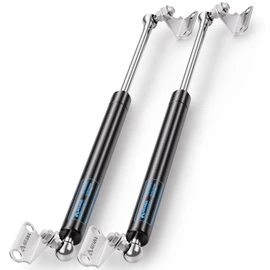 ARANA Gas Struts 15 inch 67lb with Brackets (2 Pack) - Heavy Duty Lift Support for RV Bed Hatch & Storage Box Lid - Hydraulic Spring Shocks for Camper Bed, Cellar Door, Food Truck Window