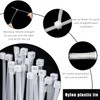 Pack of 100 Nylon Plastic Wire Ties, Self-Locking Zip Ties,