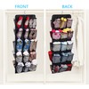 MISSLO 30 Large Pockets Dual Sided Hanging Shoe Rack for