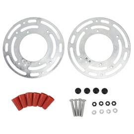 4in Light Fixture Mounting Bracket, Galvanized Stainless Steel, Easy Installation for Wall Lamps, Ceiling Fans, Chandeliers