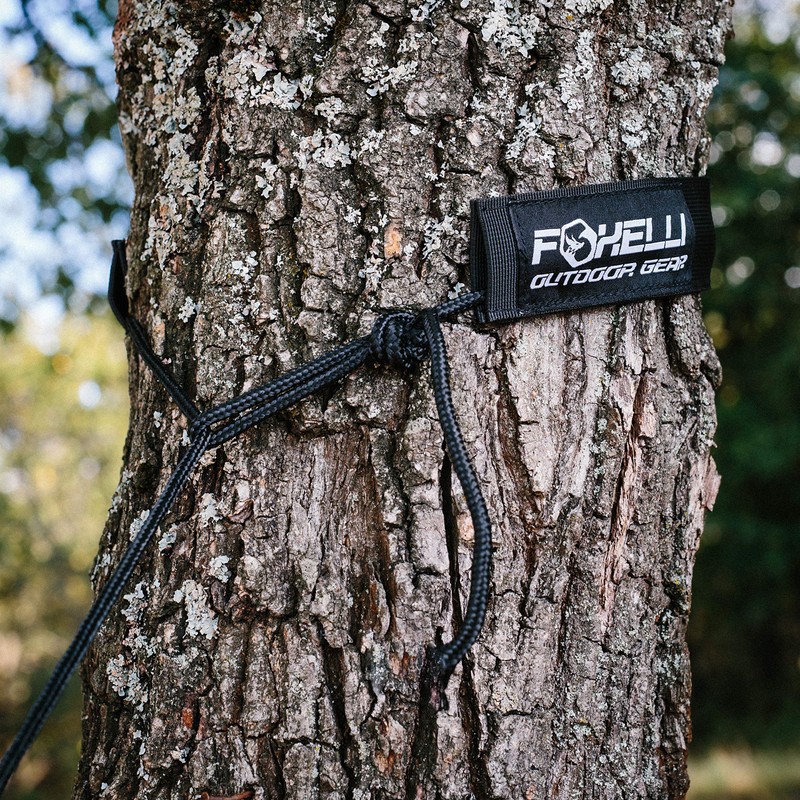 Foxelli Camping Hammock – Lightweight Parachute Nylon Portable Hammock with