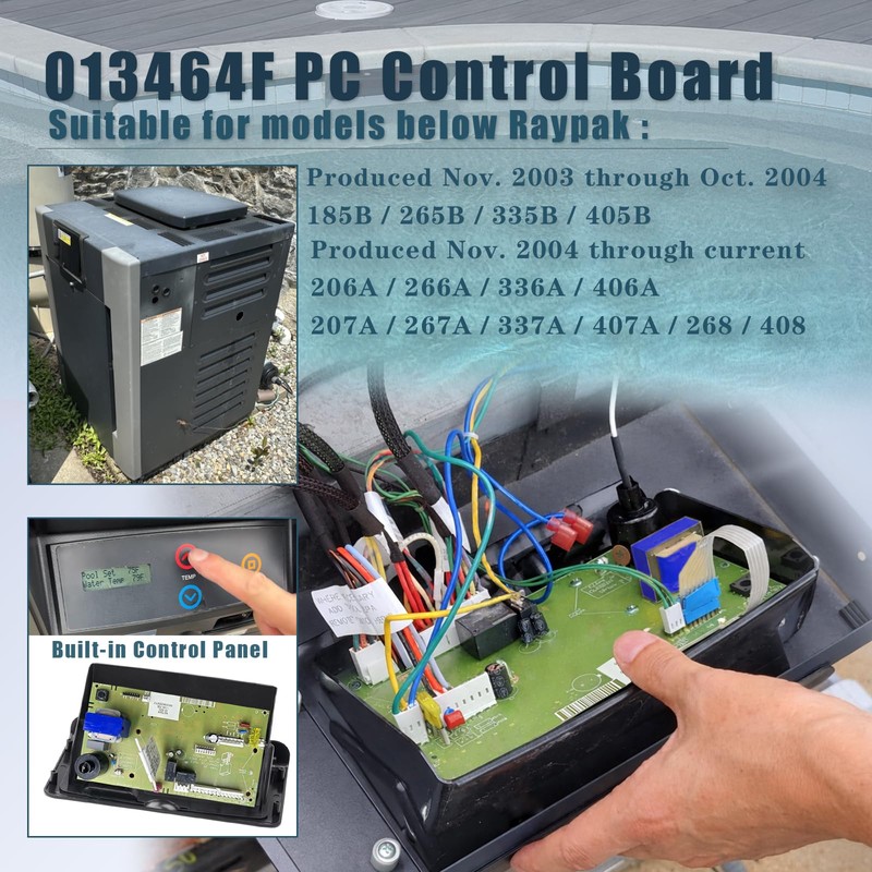 XHEIN 013464F PC Control Board & 013640F LCD Displa Compatible