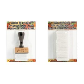 Alcohol Ink Applicator and Ink Applicator Felt Refill Bundle