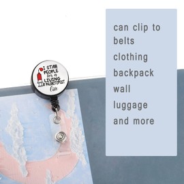 i Stab People for a Living Badge Reel Phlebotomy Badge Reell Phlebotomist Gift Id Badges Reell for Phlebotomy Student (Phlebotomist Life Badge Reel ca)