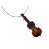 3 Pieces Christmas Tree Decorations Ornaments Xmas Fiddle Violin Wood