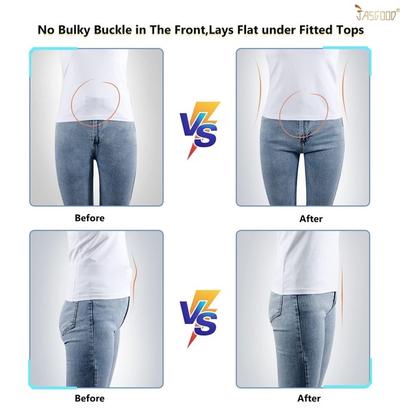 No Show Women Stretch Belt Invisible Elastic Web Strap Belt