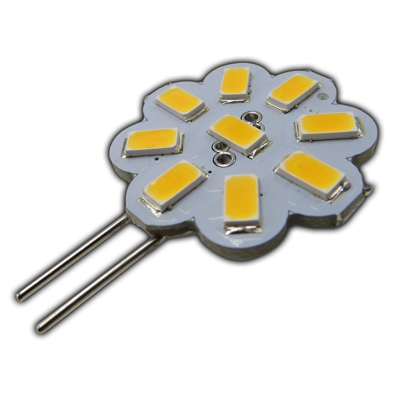 PB-Versand 3x G4 LED 2W Dimmable 12V AC/DC 9x5630 SMD