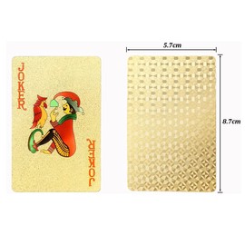 Hsthe Sea Premium Playing Cards, Poker Cards, Black Deluxe Playing Cards, Waterproof Poker Cards, Washable and Flexible, High-Quality Plastic (Silver)