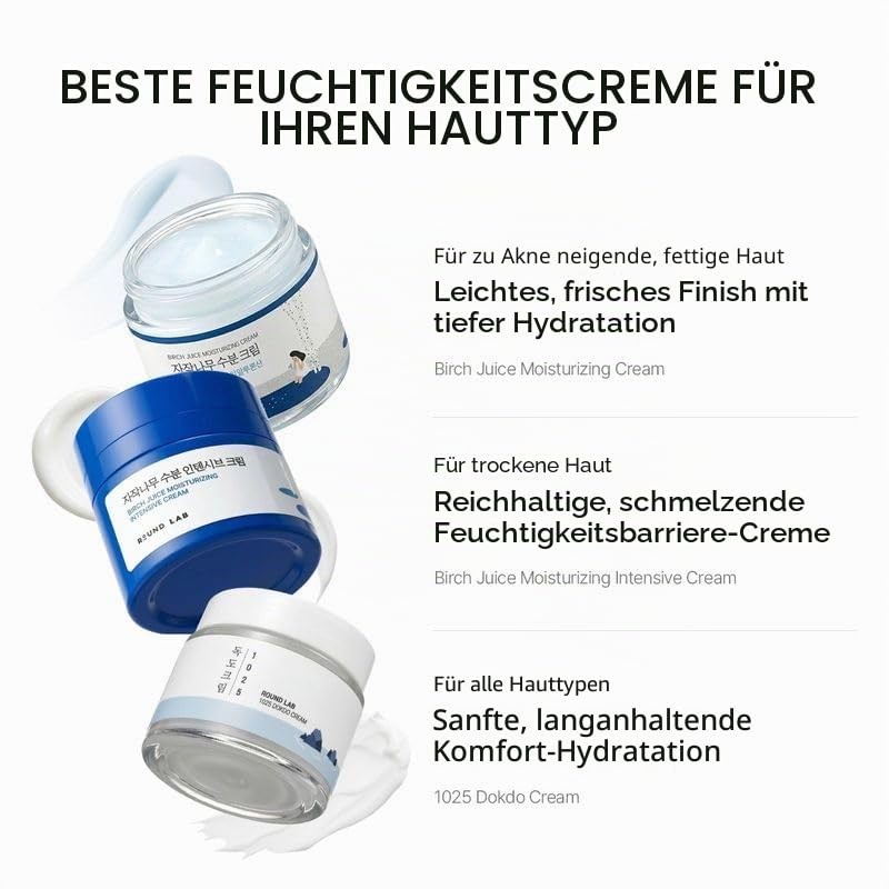 ROUND LAB Birch Juice Moisturising Cream (80 ml)