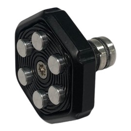 EDC Bolt Head , POP Push Button, Compatible with Main Bolt Push, Independent Play or Combination use ,Mini Fidget Finger Toy Haptic Coin Decompression Toy for Adults, zinc Alloy and Stainless Steel