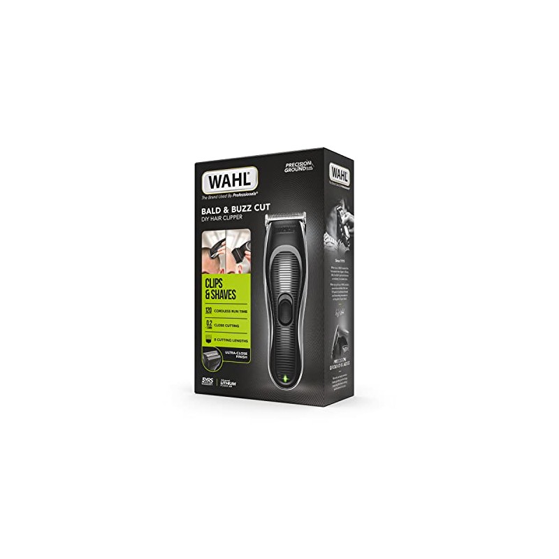 Wahl Bald & Buzz Cordless Men's Hair Clipper for Short