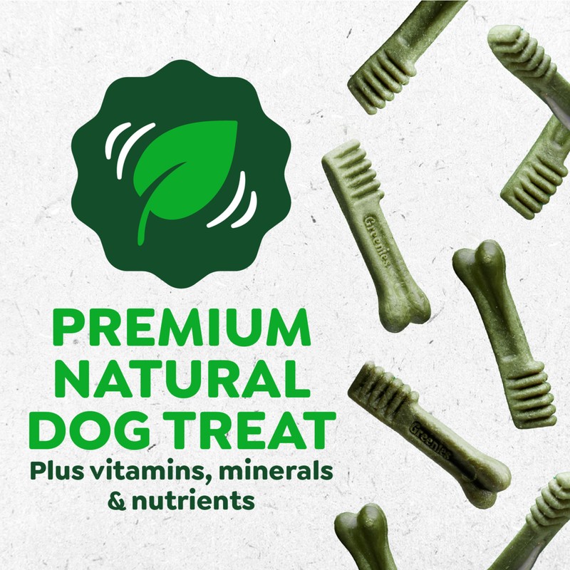 Greenies Veterinarian-Recommended Adult Natural Dental Dog Treats Regular Size, Original