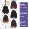 Datanala Yanky Twists Crochet Braiding Hair 10 Inch 9 Packs
