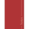 Zeitaku Kaizen Minimalist Notebook Red