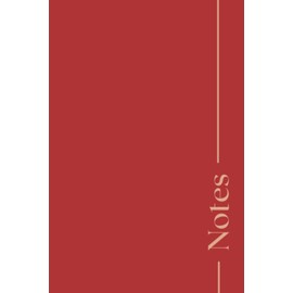 Zeitaku Kaizen Minimalist Notebook Red