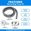 Sanuke Bilge Pump Hose Installation Kit, 3/4 Inch Dia Bilge