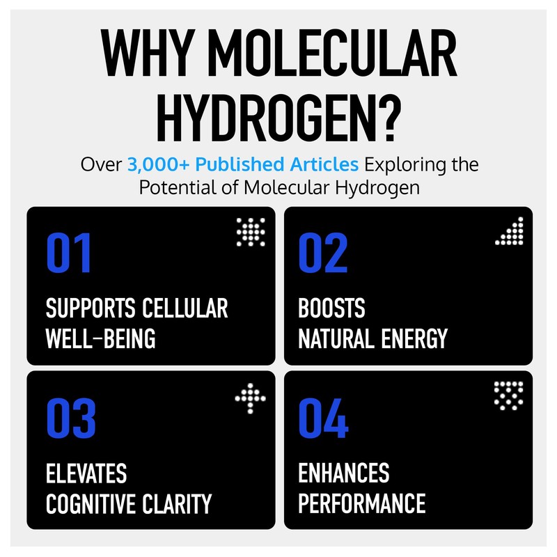 DRINK HRW Rejuvenation Molecular Hydrogen Water Tablets: 12 ppm H2,