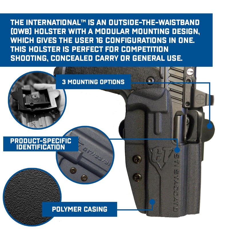 Comp-Tac - International Holster Staccato P 4.4” Barrel, Police Gear