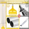Commercial Mop Handle Heavy Duty,58" Industrial Mop Stick,Wet Mops Head
