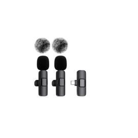 SAVAZ® Professionelles kabelloses Ansteckmikrofon mit USB-C-Anschluss mit 360°-Soundaufnahme für Videoaufnahme, Interviews, Podcast, Youtube, TikTok