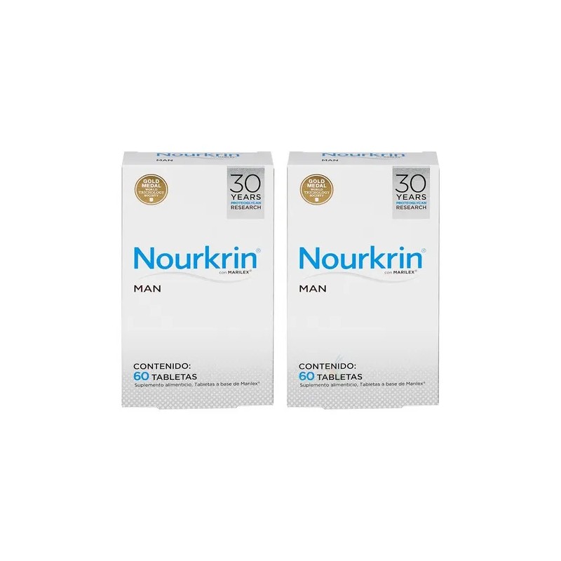 Pack 2 Nourkrin Man Tratamiento Anticada Hombre 60tabs