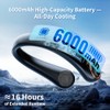 BNBZ Portable Neck Fan with LED Display and 360° Cooling