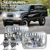 CHUSYYRAY 5x7" 7x6 Square LED Headlight Hi/Lo w/ DRL For