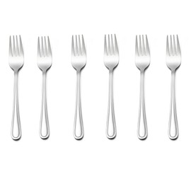 LIANYU 6-Piece Toddler Utensils Forks, Kids Silverware Forks for 2-10 Year Old, Children Cutlery Flatware Set, Kids Child Utensils for Home Preschools, Dishwasher Safe