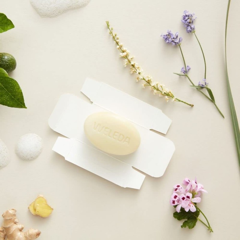 Weleda Ginger and Petitgrain Shower Bar, Clear