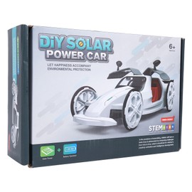 Solar Toys Car Kits for Children Kids Science Education Self Assembled 4-Wheel Drive(Assembled Electric Model )
