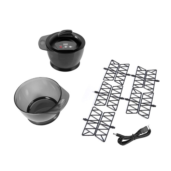 Rechargeable Hair Colour Mixing Bowl, USB Rechargeable Electric Hair Cream
