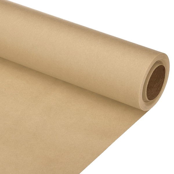 PATIKIL Wrapping Paper, 15"x315"(26') 80 GSM Craft Paper Roll Kraft