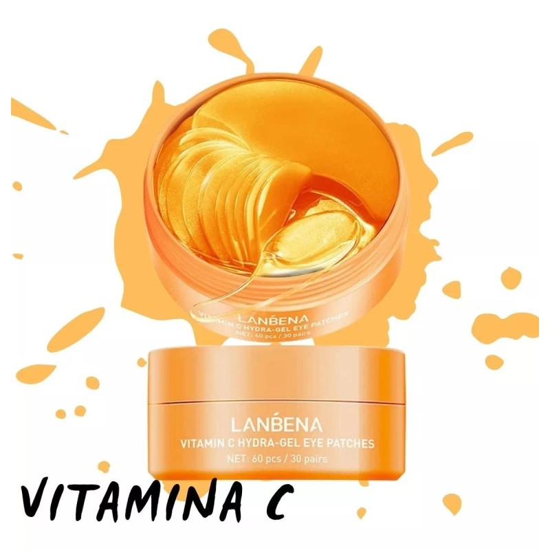Lanbena Parches Hydrogel Contorno De Ojos Nicotinamida Acido Hialuro