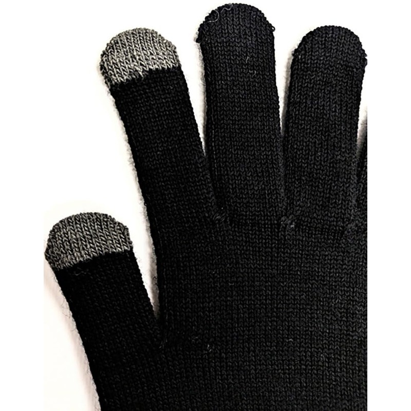 Merino Wool Under Gloves, Large, Black, GI010U