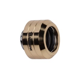 Barrow G1/4" to 14mm Hard Tubing Compression Fitting, Smooth Finish, Gold