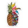 clemagnetco Pineapple Surfer STICKER - Surfboard Skateboard Beach Locker Vinyl
